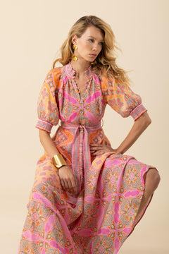 Naya Maxi Dress - Pink