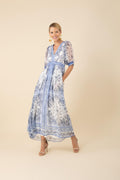 Lillian Maxi Dress - Blue