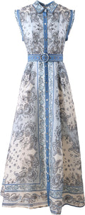 Holland Maxi Dress - Blue