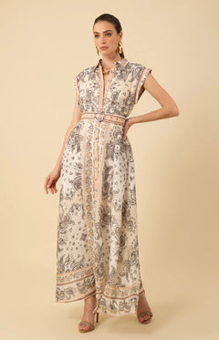 Holland Maxi Dress - Beige