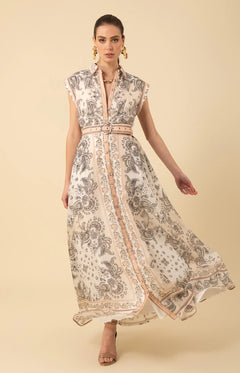 Holland Maxi Dress - Beige