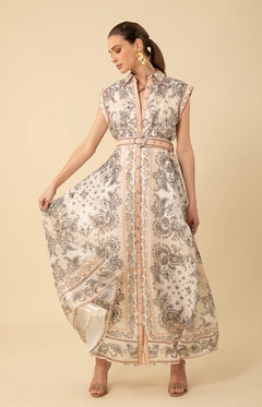 Holland Maxi Dress - Beige