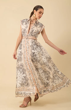 Holland Maxi Dress - Beige