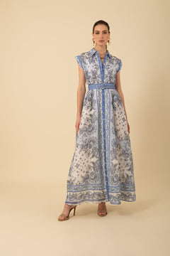 Holland Maxi Dress - Blue