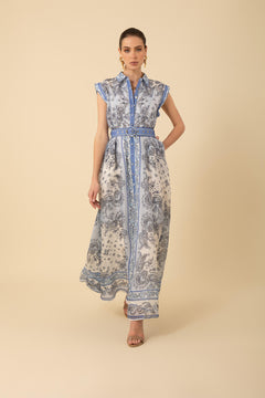 Holland Maxi Dress - Blue
