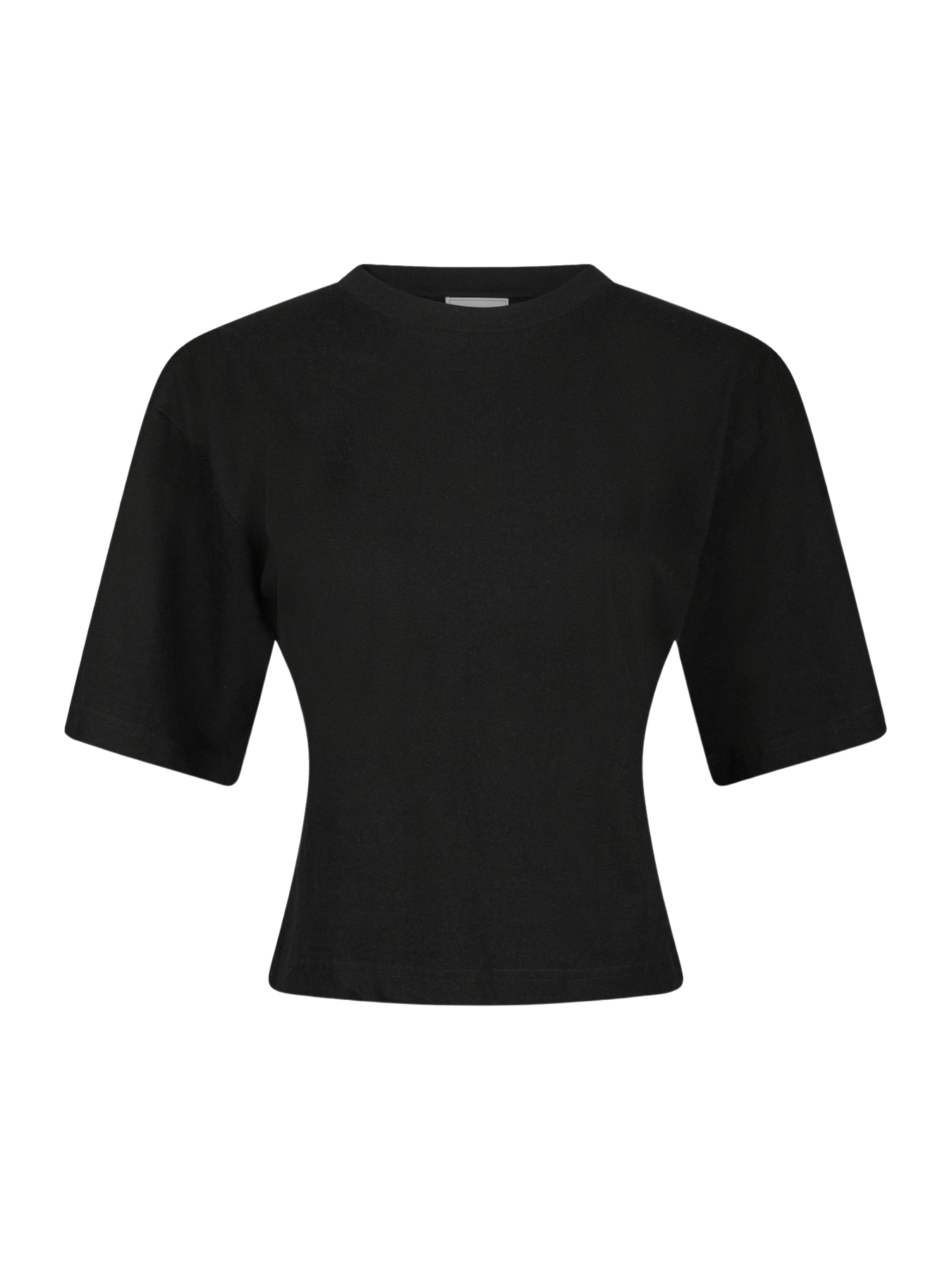 Asha Boxy Tee - Black