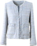 Zaylee Tweed Jacket - Blue