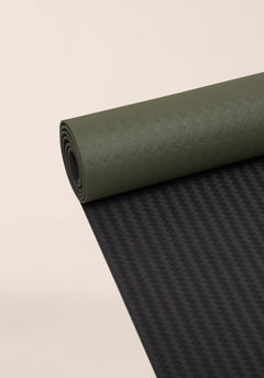 Yoga Mat Position 4mm - Forest Green/Black