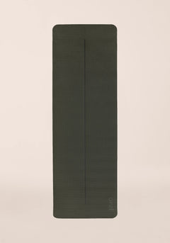 Yoga Mat Position 4mm - Forest Green/Black