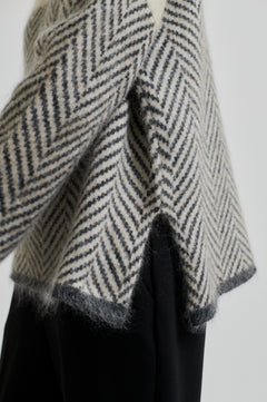 Herrin Knit T-Neck - Volcanic Ash