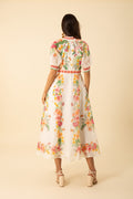 Alaiya Silk/Linen Dress L - Ivory