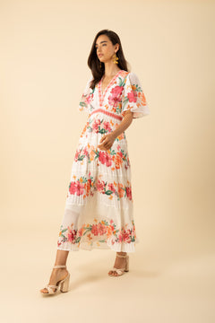 Angie Long Dress - Ivory