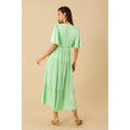 Angie Solid Dress Long - Mint