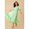 Angie Solid Dress Long - Mint