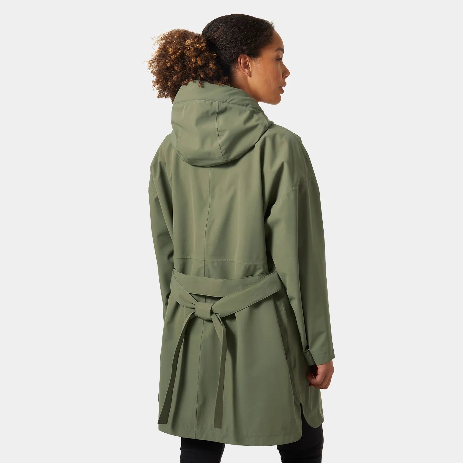 Lilja Belted Poncho - Lav Green