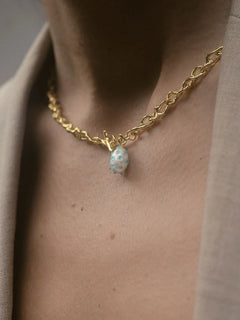 Orion Charm Blue - Gold
