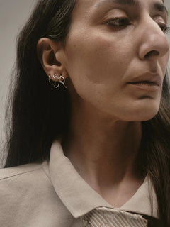 Luna Hoop 14 - Silver