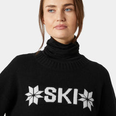 W Bliss Ski Knit Sweater - Black