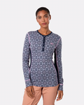Rose Long Sleeve - Dark Navy Blue
