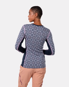 Rose Long Sleeve - Dark Navy Blue