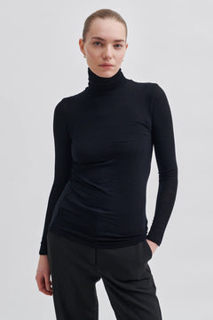 Matima T-Neck Tee - Black