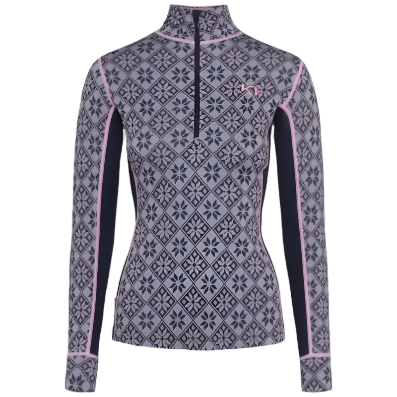 Rose Half Zip - Dark Navy Blue