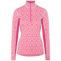 Rose Half Zip - Bright Pink