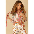 Leilany Silk Scarf - White