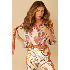 Leilany Silk Scarf - White