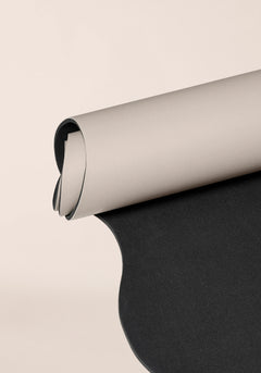 Yoga Mat Grip & Cushion III Scallop 5mm - Light Cashmere