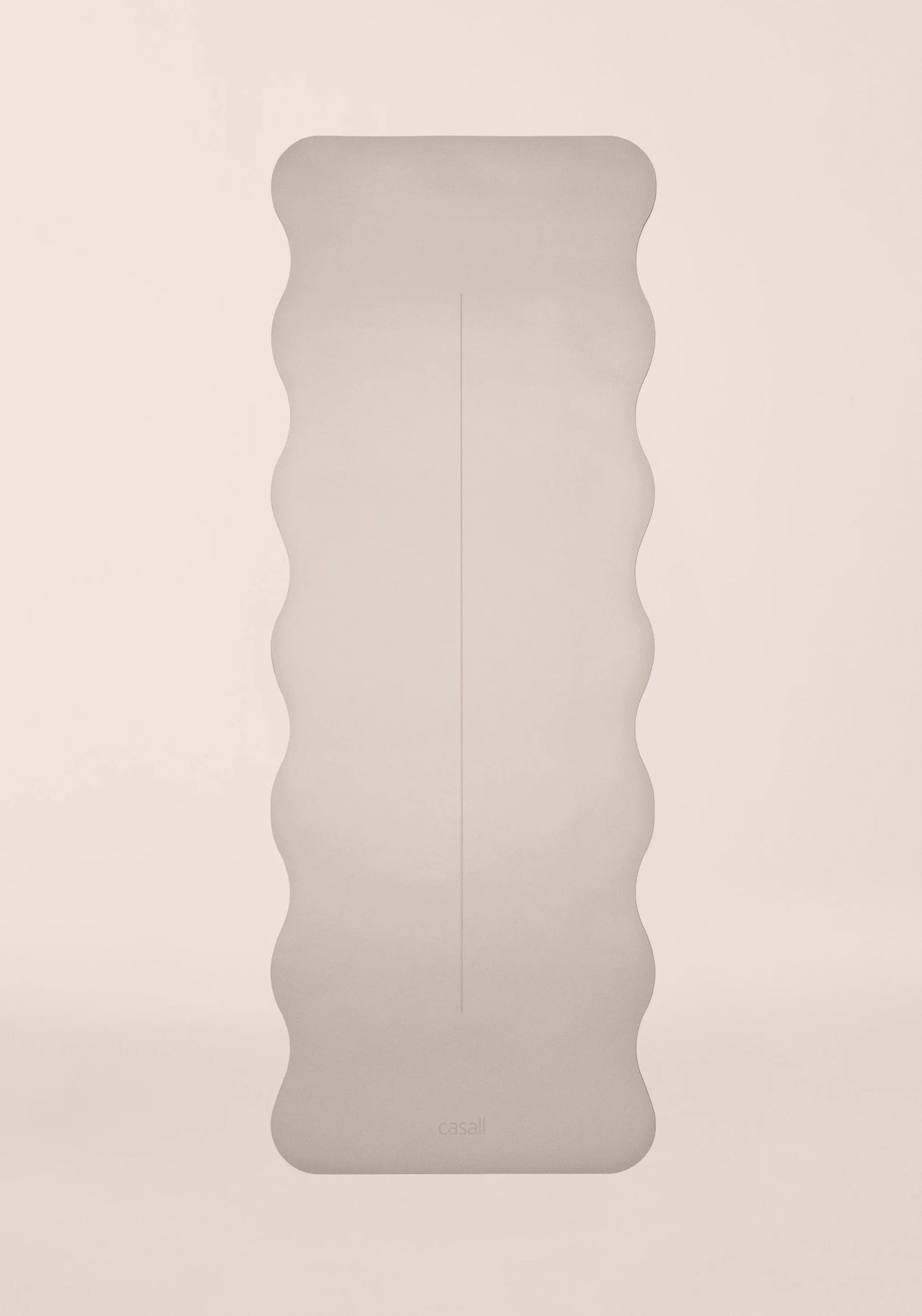 Yoga Mat Grip & Cushion III Scallop 5mm - Light Cashmere