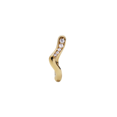 Yasmin 8 Huggie - Gold