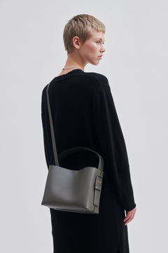 Leata Leather Bag - Bungee Cord