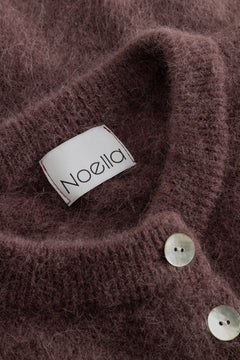 Kae Knit Cardigan - Medium Brown