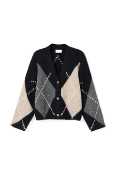 N-Laiana Knit Cardigan - Navy Mix