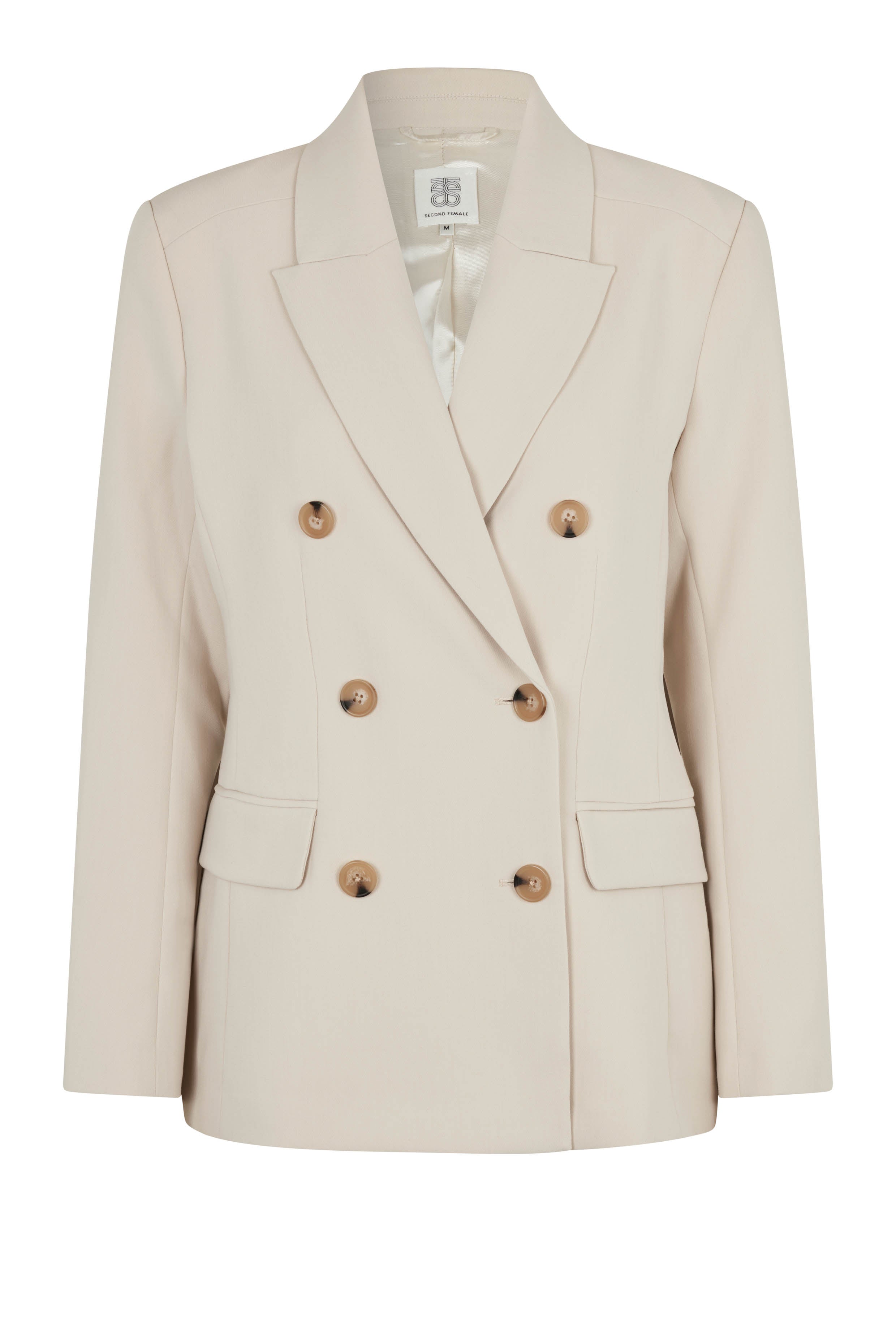 Evie Fitted Blazer - French Oak