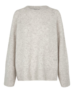 Brookline Knit Raglan O-Neck - Moonbeam