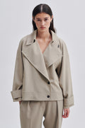 Silvia Trench Jacket - Roasted Cashew