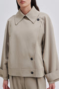 Silvia Trench Jacket - Roasted Cashew