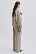Silvia Trench Jacket - Roasted Cashew