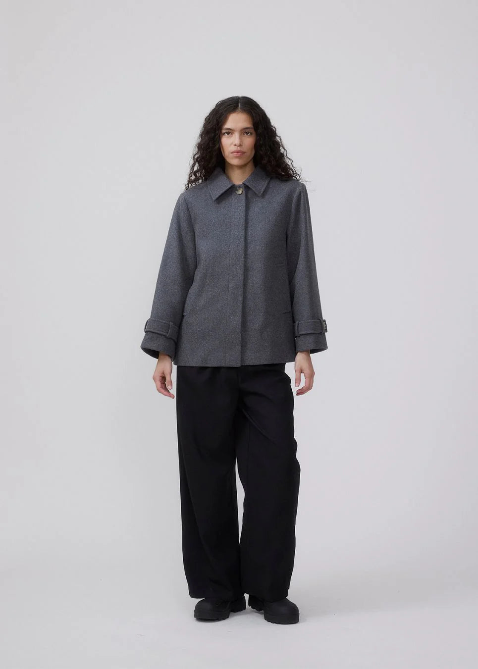 Ofia Jacket - Dark Grey Melange