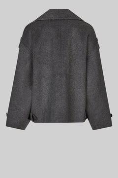 Walance Short Jacket - Dark Grey Melange