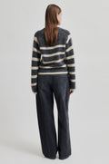 Ovalis Knit Wide Sleeve Cardigan - Volcanic Ash