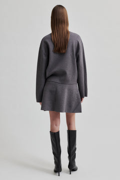 Opaya Knit Skirt - Grey Melange