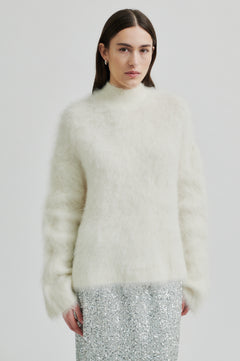 Isaky Knit T-Neck - Eggnog