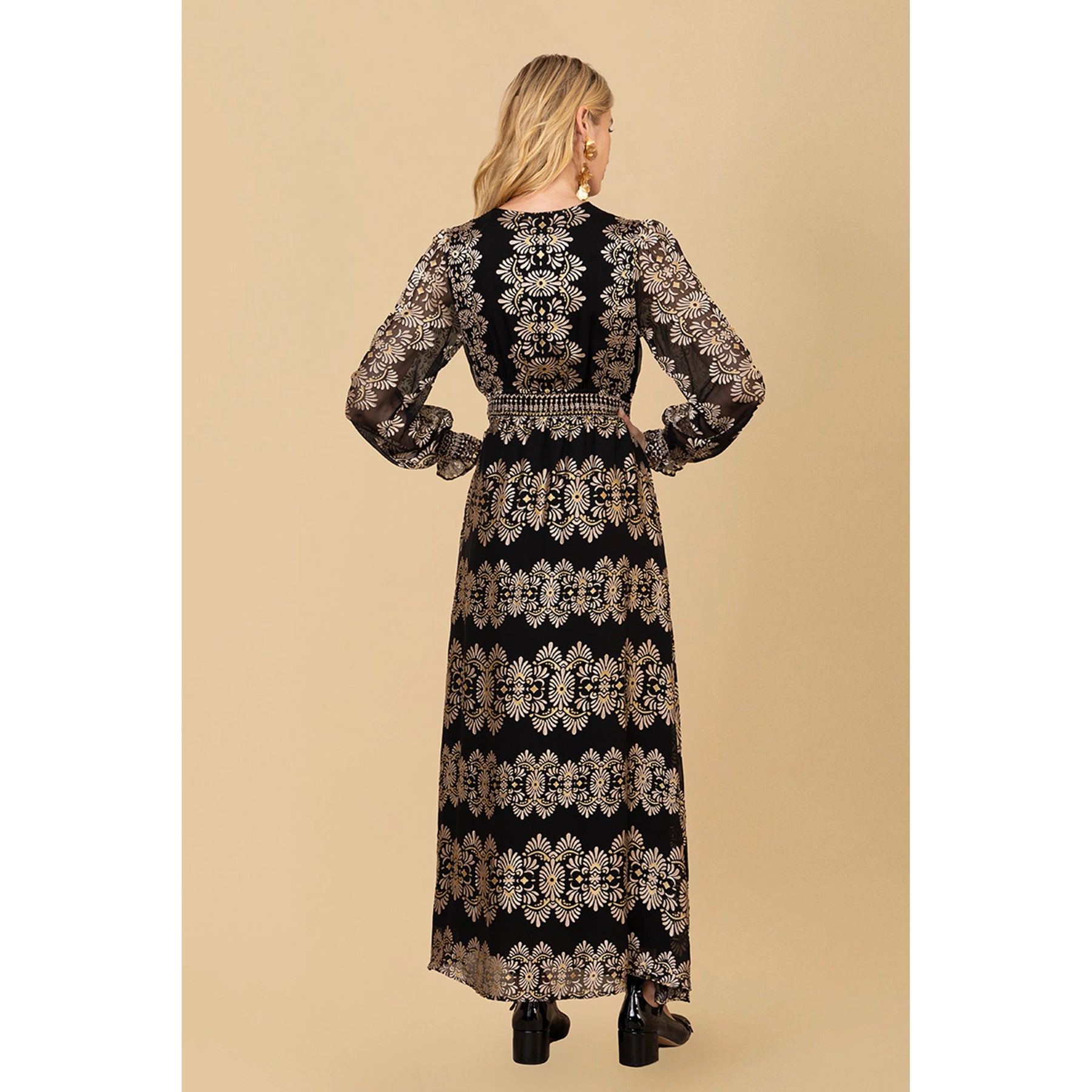 Birdie Dress Silk Blend - Black