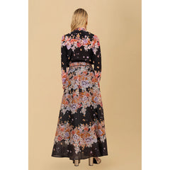 Baylor Skirt Silk/Linen - Black