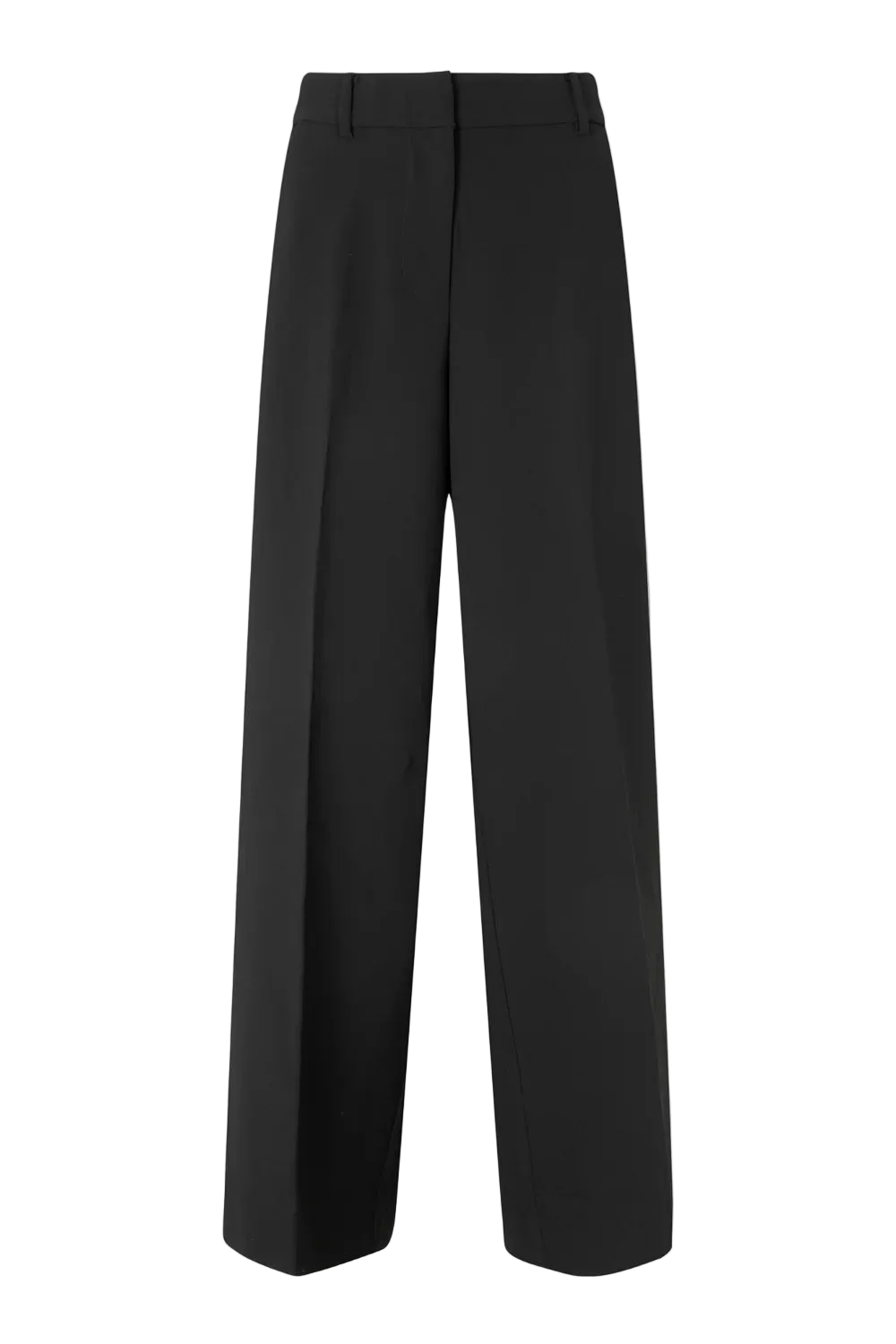 Fique Straight Trousers - Black