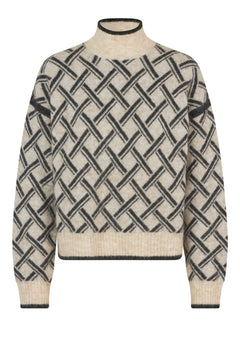 Kaja Knit T-Neck - Brazilian Sand