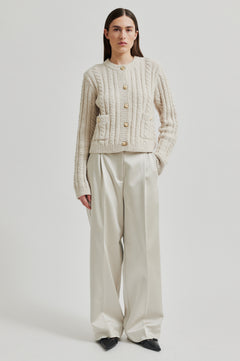 Karolina Knit Cardigan - Pumice Stone